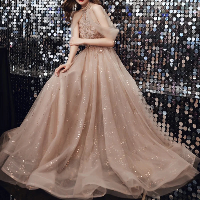 Homecoming Dresses: Fairy Evening Dress High-End Banquet Temperament