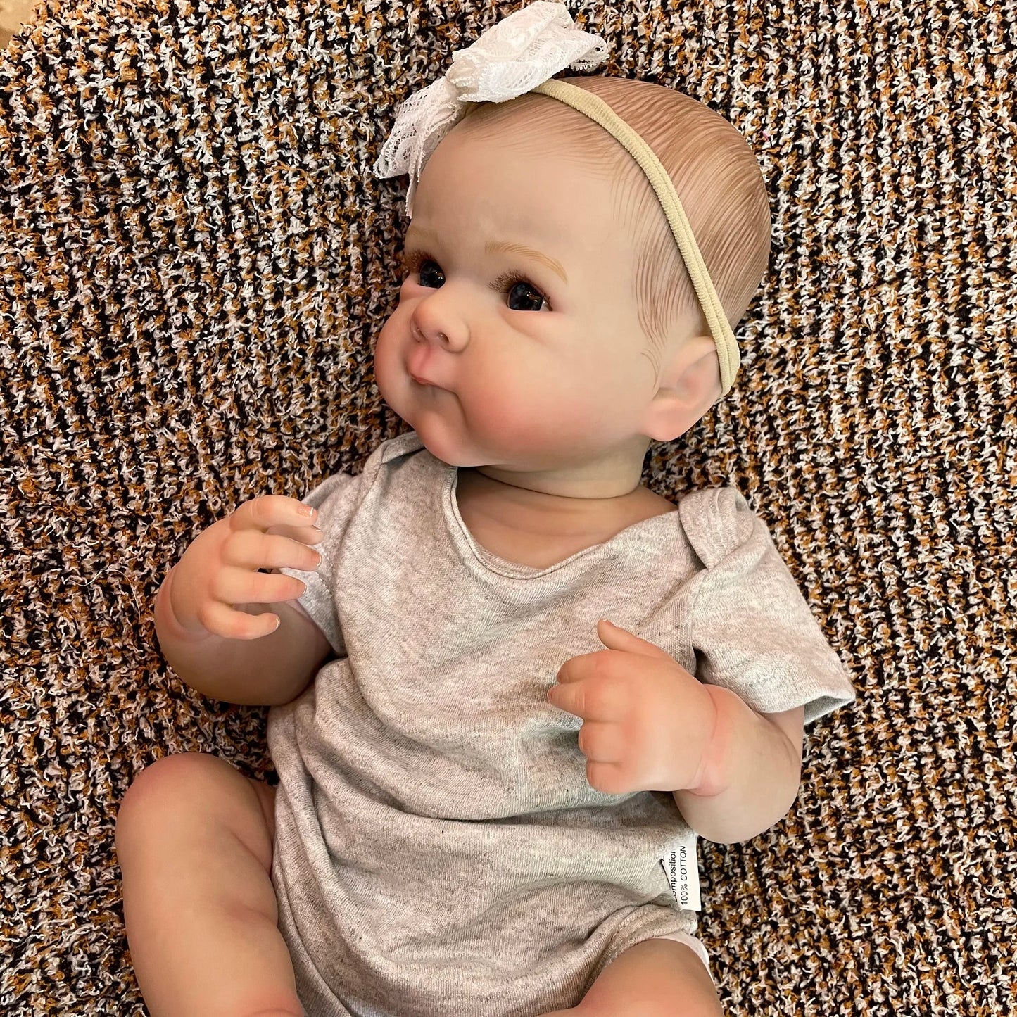 Cuddly Bettie Bebe Reborn Girl Full Body Vinyl Doll 50cm Collectible Lifelike Realistic Art Reborn Dolls muñecas reborn