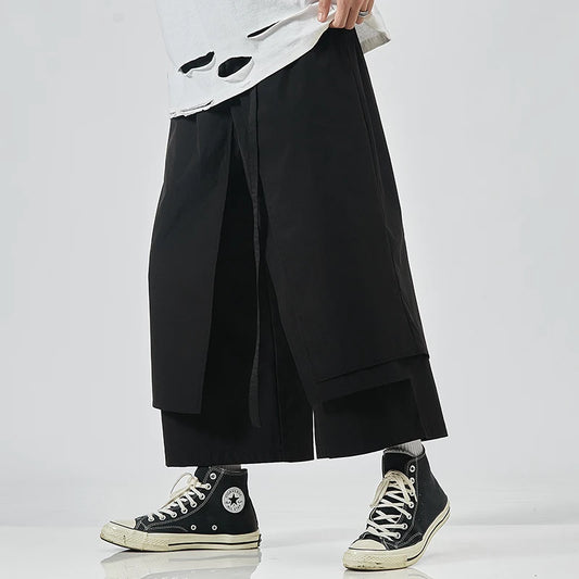 Cargo Pants Men Hip Hop Streetwear Jogger Pants Male Trousers Patchwork