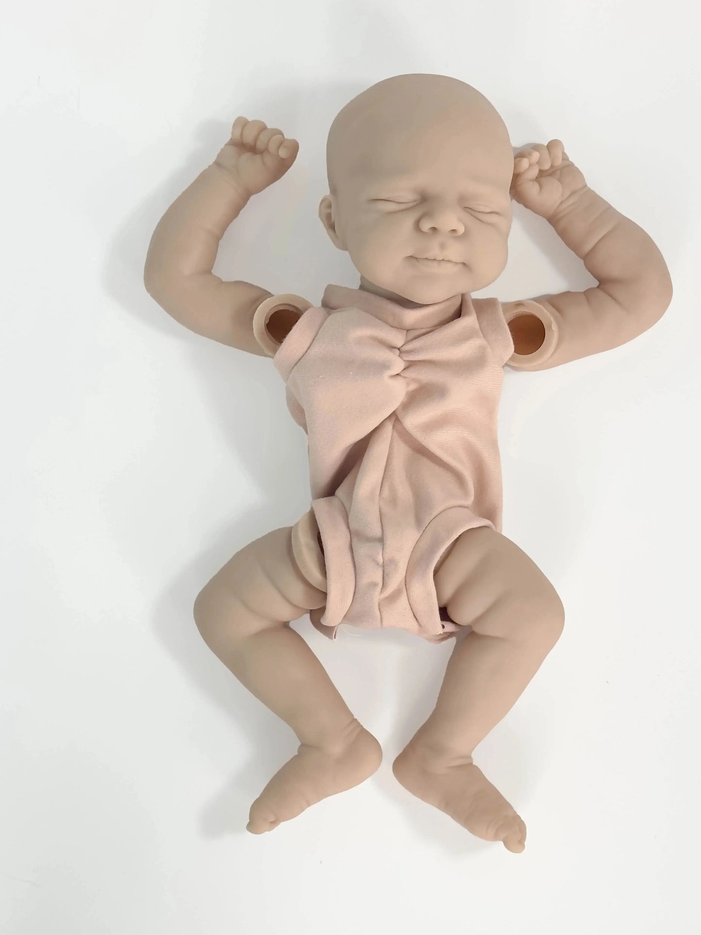 NPK 19inch Newborn Baby Reborn Doll Kit Baby Pascle Lifelike Soft Touch Fresh color Unfinished Doll Parts