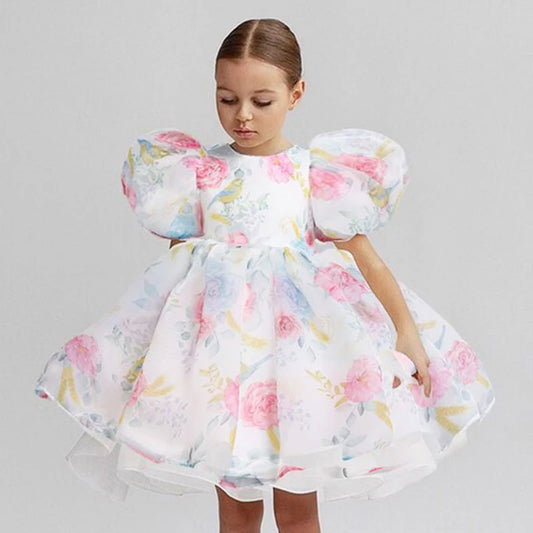 Child Evening Flower Pageant Vestidos Girls Princess Dress