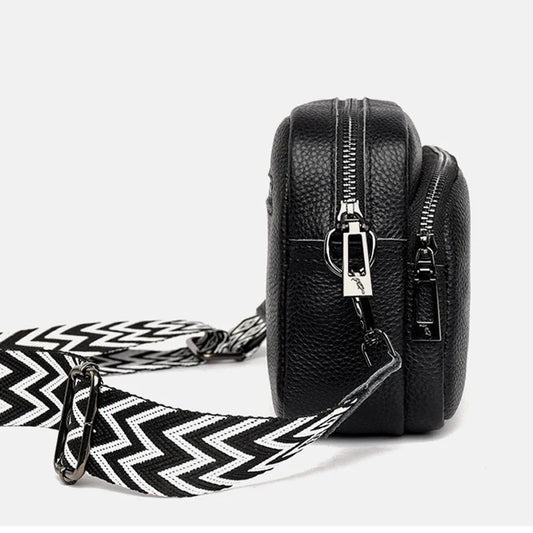 Women Crossbody Bag Multi Space Fashion Design Sense Large Capacity PU Material