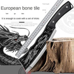 Utility Slaughter Knife Hand Forge Blade Kitchen Knives Cleaver Meat Chopping