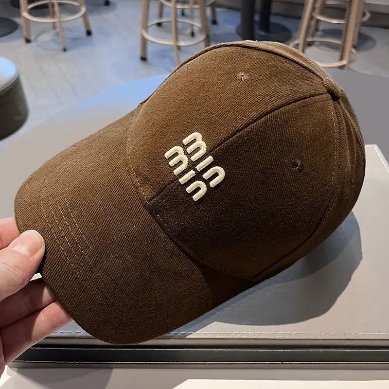 Korean Version High-quality Hard-top Baseball Cap Women Men Spring Autumn Versatile Embroidery Suncap Male Female Classic Hat