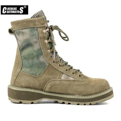 Men Desert Tactical Military Boots Mens Working Safty Shoes Army Combat Boots