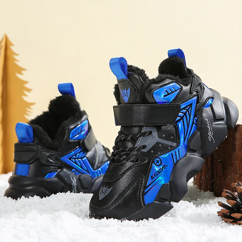 Kids Snow Boots for Boys Girls High Quality Winter Warm Waterproof Children Fashion