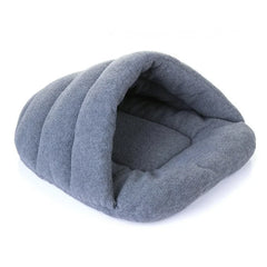 Pet Dog Cave Bed Thick Fleece Warm Soft Slipper Shape Beds for Puppy Cats Tent