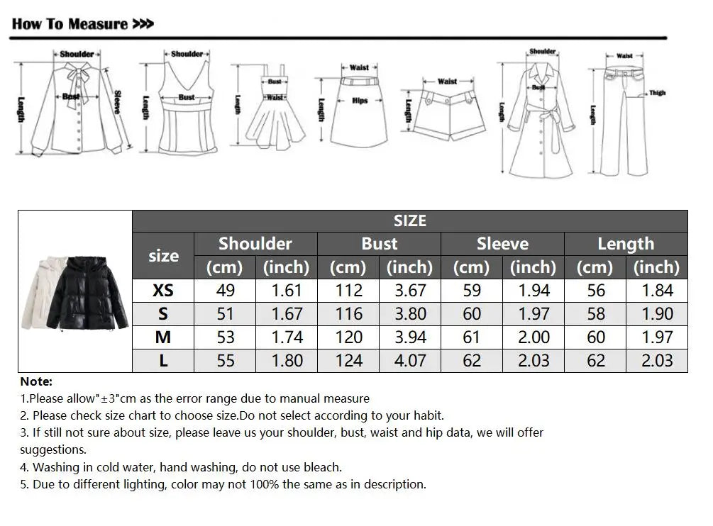 Winter Women's Cold Coat Winter Jackets for Women Warm Leather PU Parkas