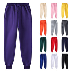 Baggy Fleece Joggers Pants Unisex Activewear Men Track Pants Casual Trousers