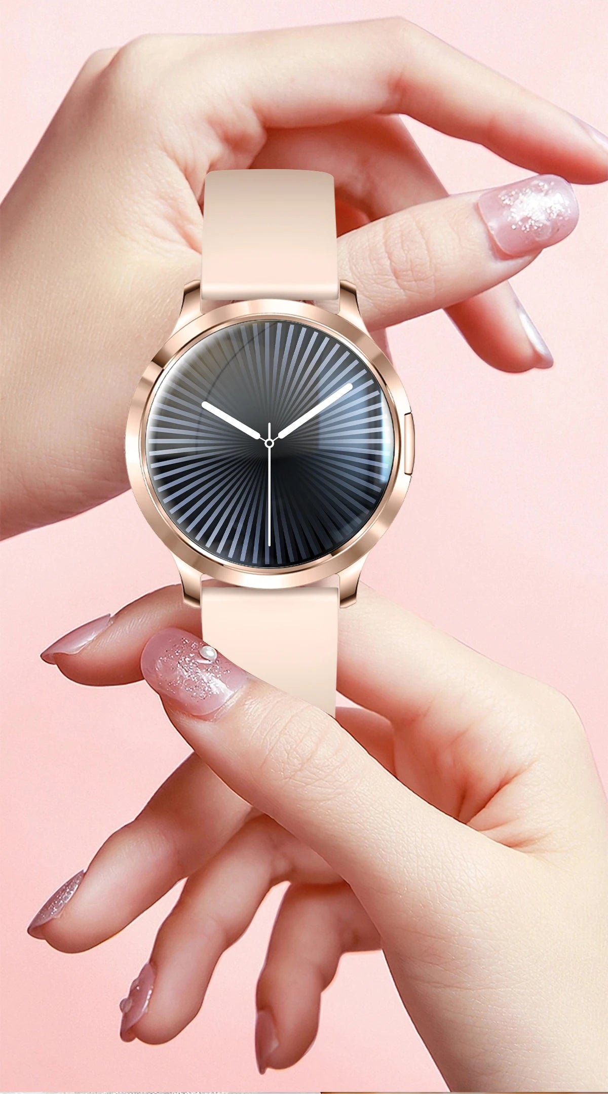 LIGE 2025 New Smart Watch For Women AMOLED HD Screen Watches IP68 Waterproof Heart Rate Monitor Ladies Utra-thin Smartwatch