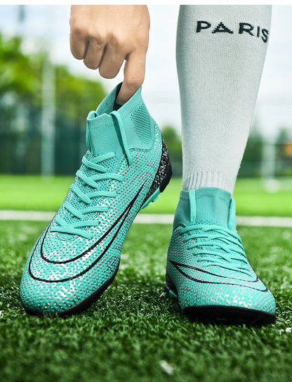 Men Outdoor FG/TF Football Boots Futsal Professional Unisex Soccer Shoes