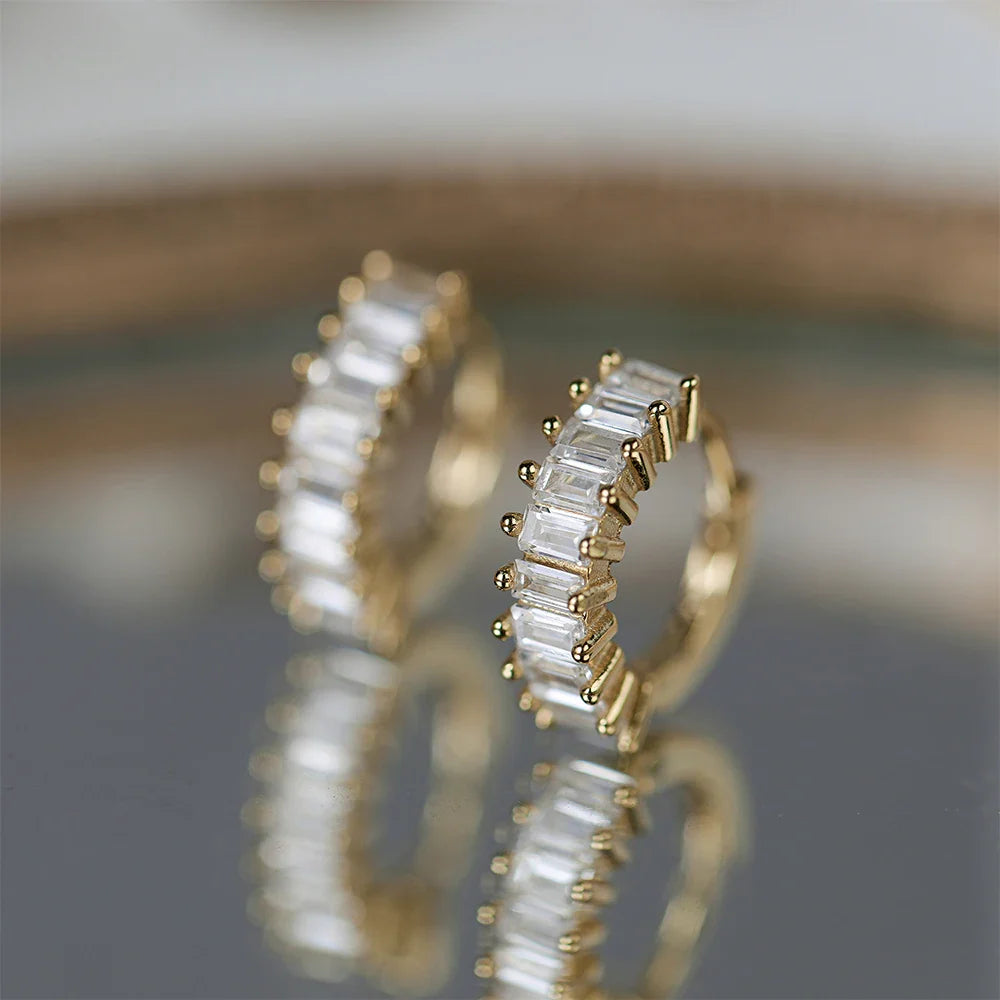 ROXI 925 Sterling Silver Ear Buckle Snake Twisted Round Circle Microinlaid Zirconia Hoop Earrings For Women Pendientes Aro Rojos