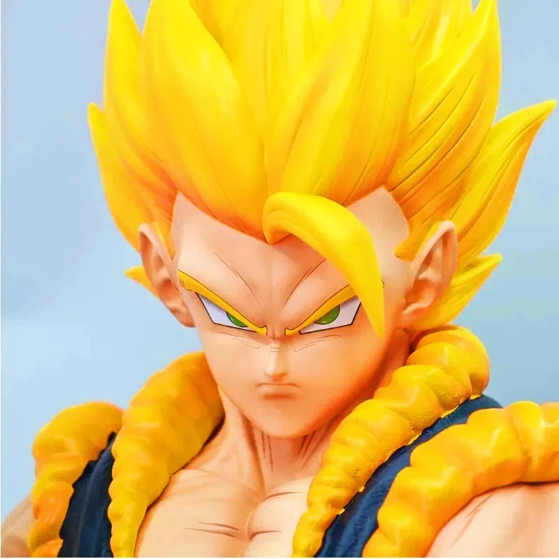 Dragon Ball JT2% 50cm Double Kings Vegetto Gogeta Gk Figures Model Kit Anime Periphery Statues Ornament Collectable Toy Boy Gift