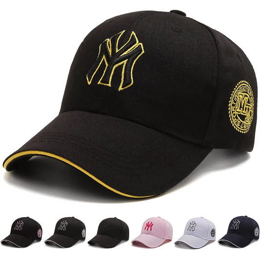 Fashion Korean Letter MY Baseball Cap 3D Embroidery Dad Hat Men