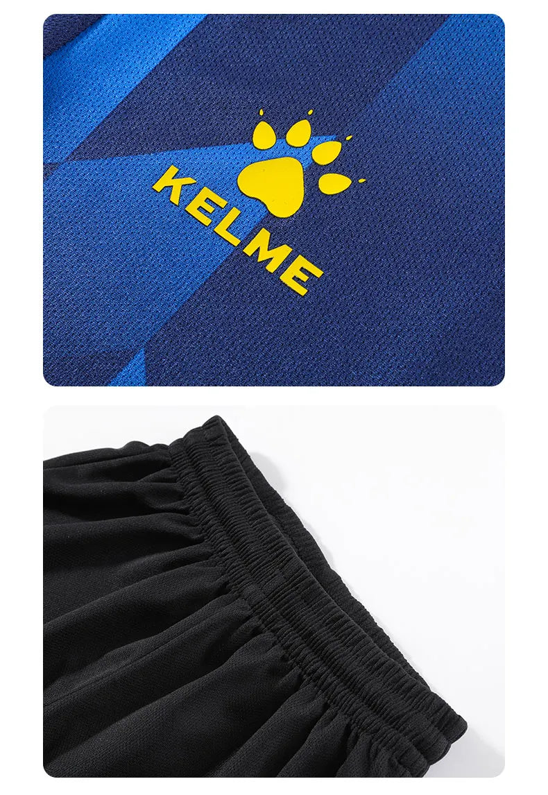 KELME Custom Kids Soccer Jersey Goalkeeper Soccer Jerseys Team Suis Short-sleeve Training Breathable Boys football  8251ZB3003