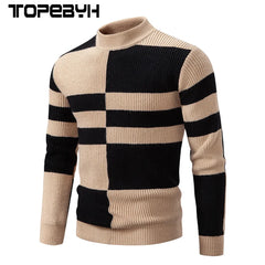 Men's New Autumn and Winter Casual Warm Neck Sweater