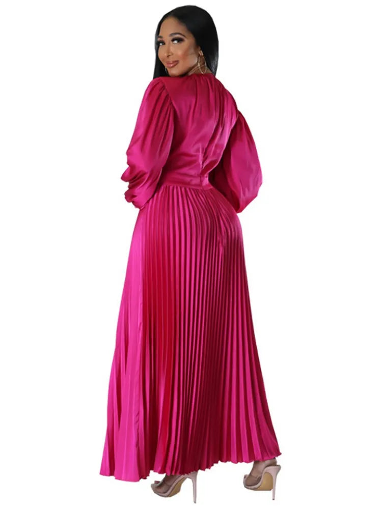 Elegant Dresses For Women Autumn Winter Maxi Dress Ladies Traditional  Clothing Fairy party Dreaes plus size