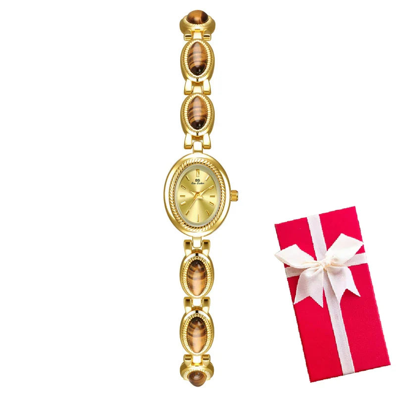Top Brand Luxury Women Bracelet Watches Unique Design Fashion Elegant Ladies Wrist Watches For Female Clock Quartz Wristwatches