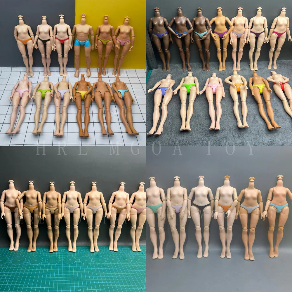 Original 28cm Rainbow Doll Multi Style Body and Head Accessories for Girls DIY Festival Gift Toys