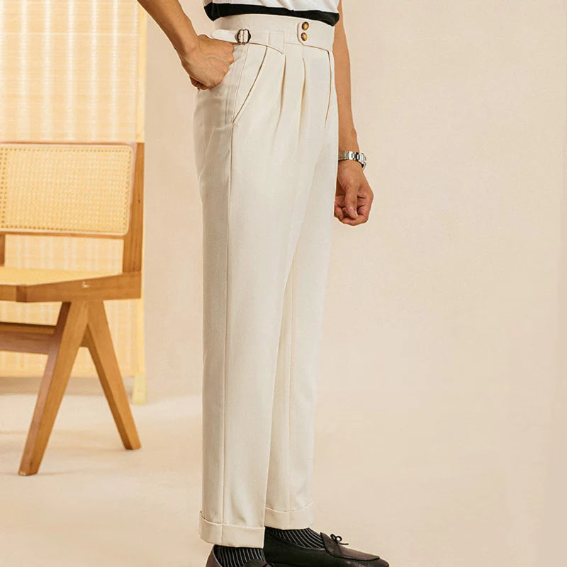 Trousers Pant For Man  Black Apricot Office Trouser Men Business Casual Pant