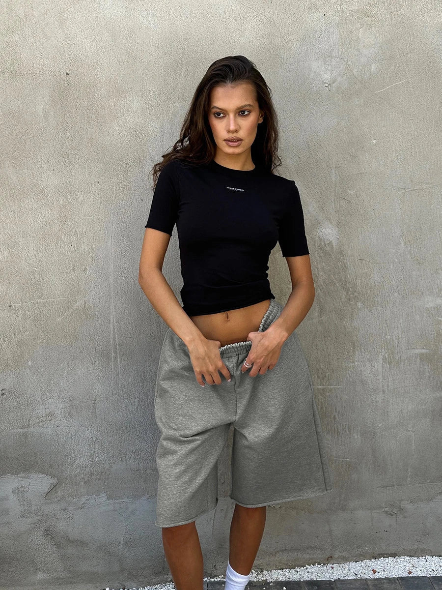 Bronladies 100% Cotton Casual Shorts  Women's Soft Breathable & Stylish for Everyday Wear Shorts  Couple Pants Summer Shorts