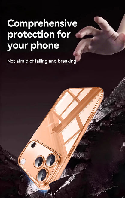 Joyroom Clear Case For iPhone 17 Pro Max Anti-drop Transparent Cover Non-yellowing Shockproof Ultra Slim Cover Screen Protection