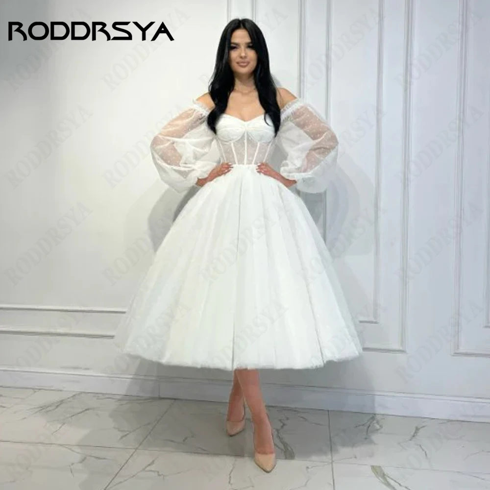 White Bridesmaid Dresses: Wedding Dresses Elegant Short A-Line Bridal Gowns