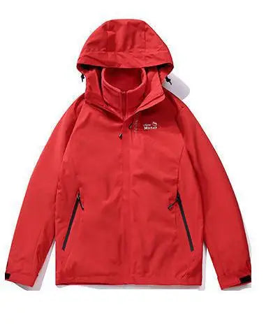 Autumn And Winter Outdoor Coat Men's Two-in-one Detachable Two-piece