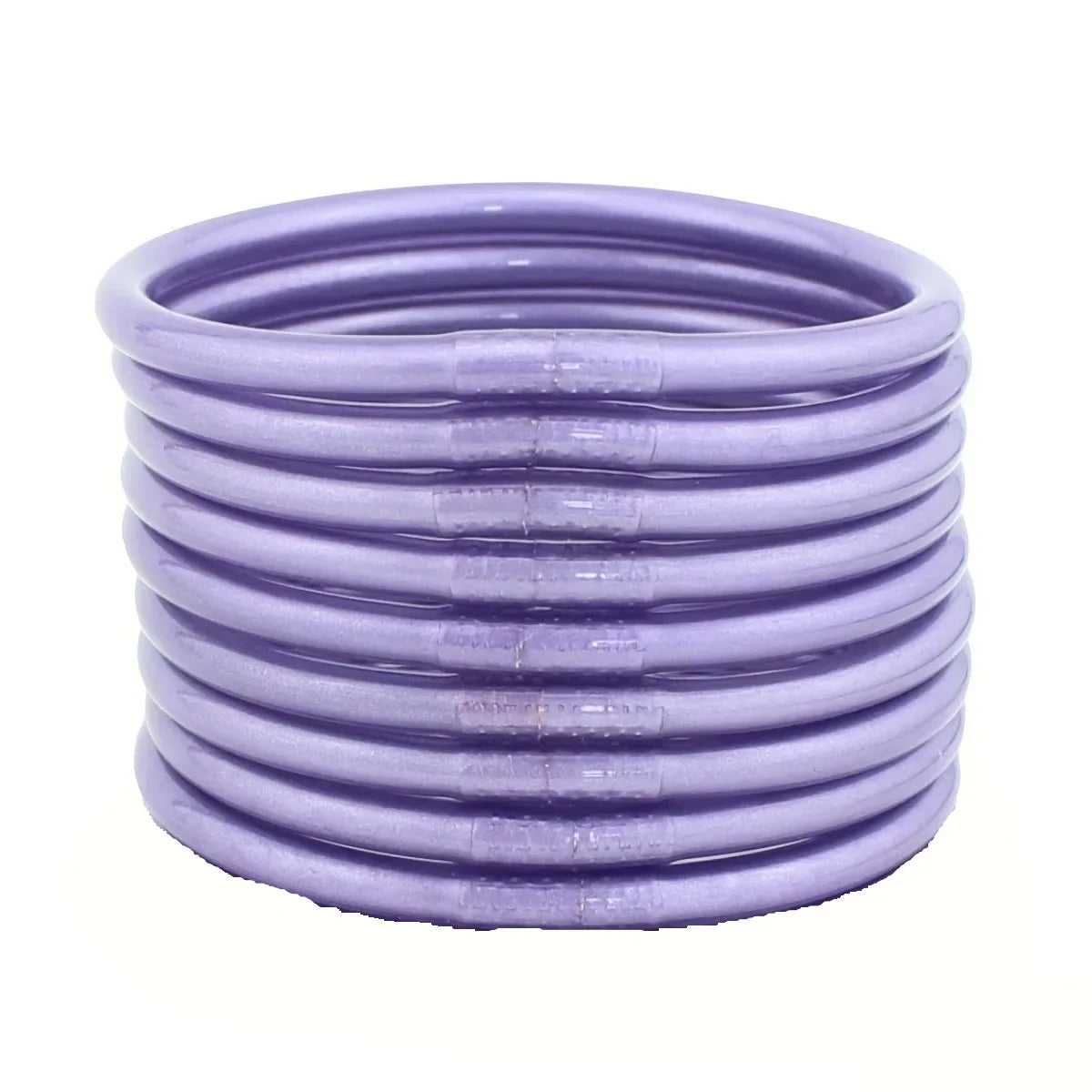 9Pcs/set Buddhist Jonc Bracelet Jewelry Lightweight Bowknot Glitter Jelly Silicone Bangle Bracelet for Women Buddha Girls