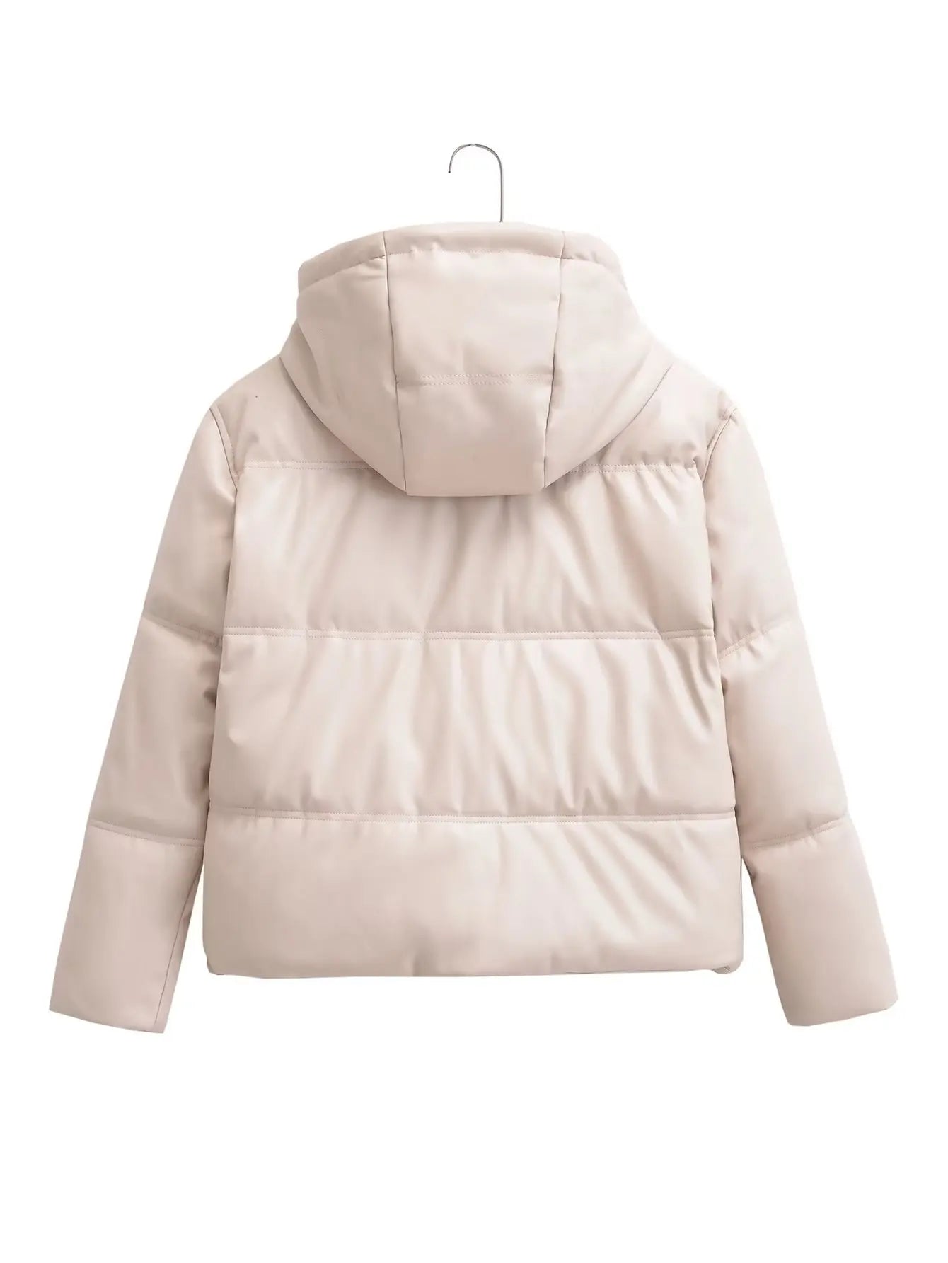 Winter Women's Cold Coat Winter Jackets for Women Warm Leather PU Parkas