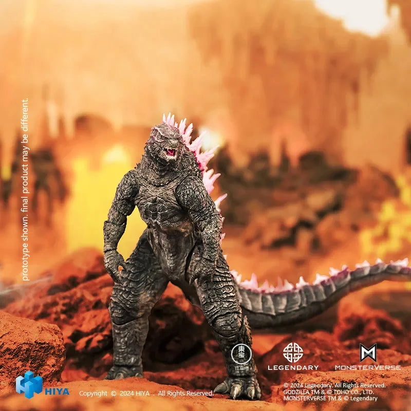 HIYA 18CM 7inch Action Figure Exquisite Basic Series Godzilla x Kong The New Empire Godzilla Evolved Ver.
