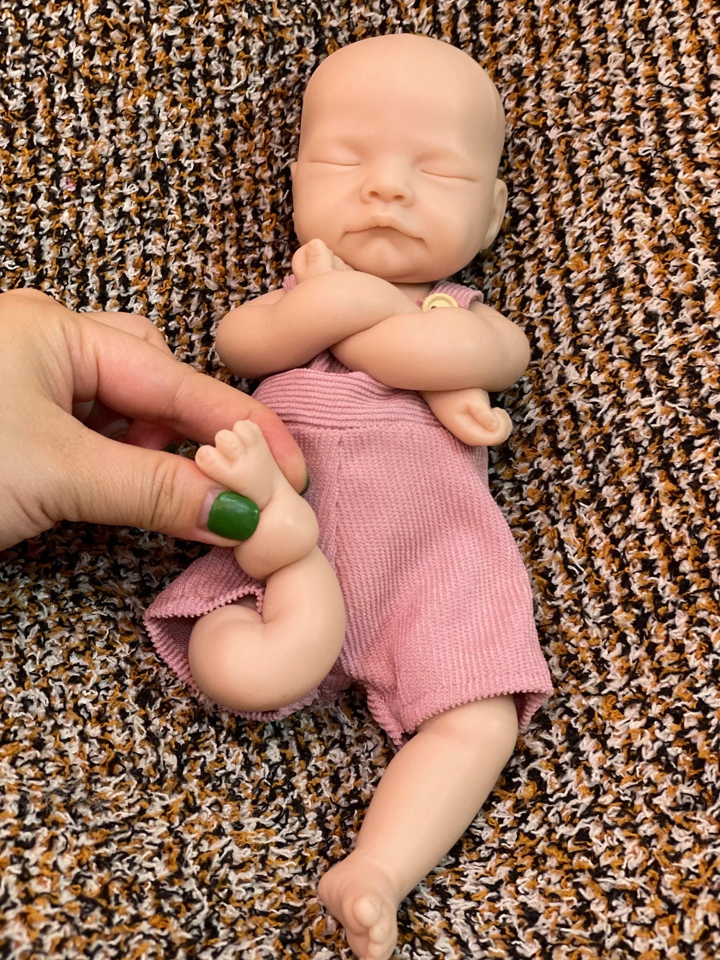 25CM Unpainted Silicone Girls Whole Body Soft Solid Silicone 8 Styles Newborn Baby Dolls Toys For Gifts Reborn Corpo De Silicone