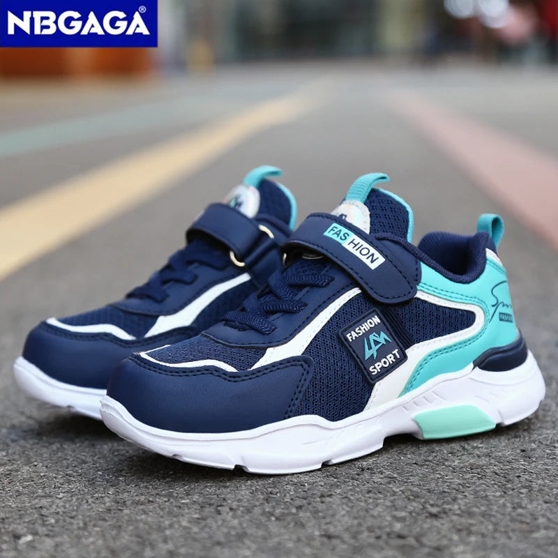 Children Sport Shoes Boys Fashion Mesh Breathable Casual Sneakers Lightweight Running