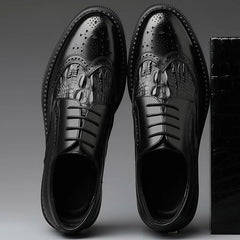Men's Brogue Shoes Men Business Shoes Casual Formal Business leather Shoes Men