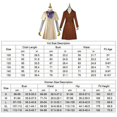 Megan Cosplay Costume For Women Girl Dress Coat Set Fashion Aldult Child Bow Outfit