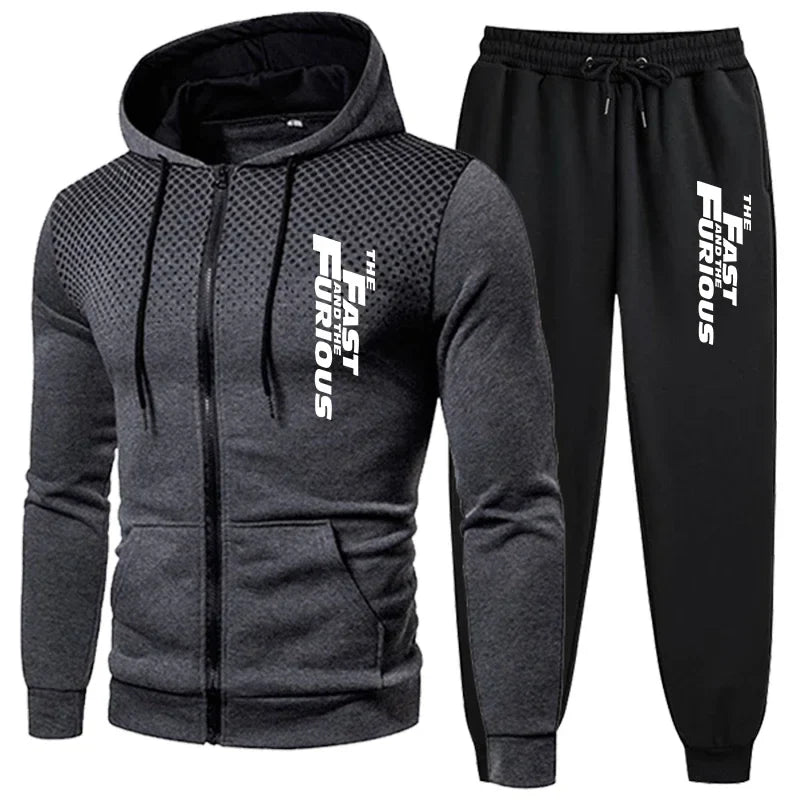 Hot Sale Men's Tracksuit Hooded Casual Single Piece Zipper Sweatshirt And Daily Single Sweatpants Comfort Outdoor Jogging Sports