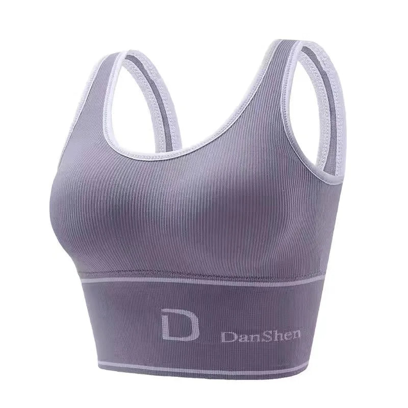 Bra, Sports Underwear, Yoga, High Elasticity, Big U Vest, Underwear, Women