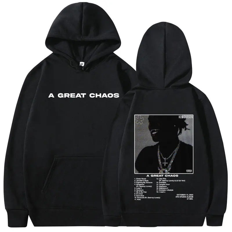 A Great Chaos Album Hoodies Men Women Fashion Harajuku Sweatshirts Casual Loose