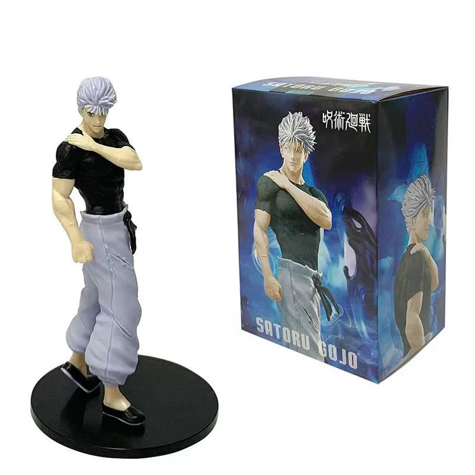 19cm Japanese Anime Jujutsu Kaisen Figure Gojo Satoru Action Figure PVC Model Toys Collectible Statue Standing Kids Gift