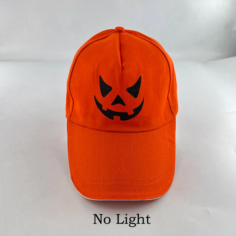 Hot LED Light Up Baseball Cap Neon Colorful Glowing Adjustable Sun Hats For Women Men Night Running Caps Travel Supplies