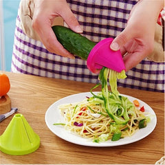 Spiralizer Vegetable Slicer Handheld Spiralizer Peeler Fruit Spiral Slicer Salad Tool