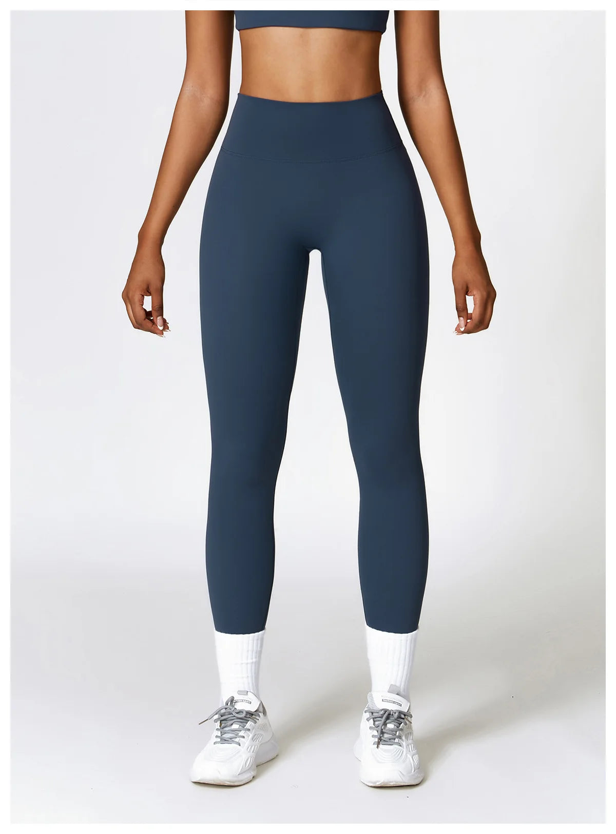 Women Sport Seamless Leggings High Waist Elastic Solid Yoga Leggings Gym Workout