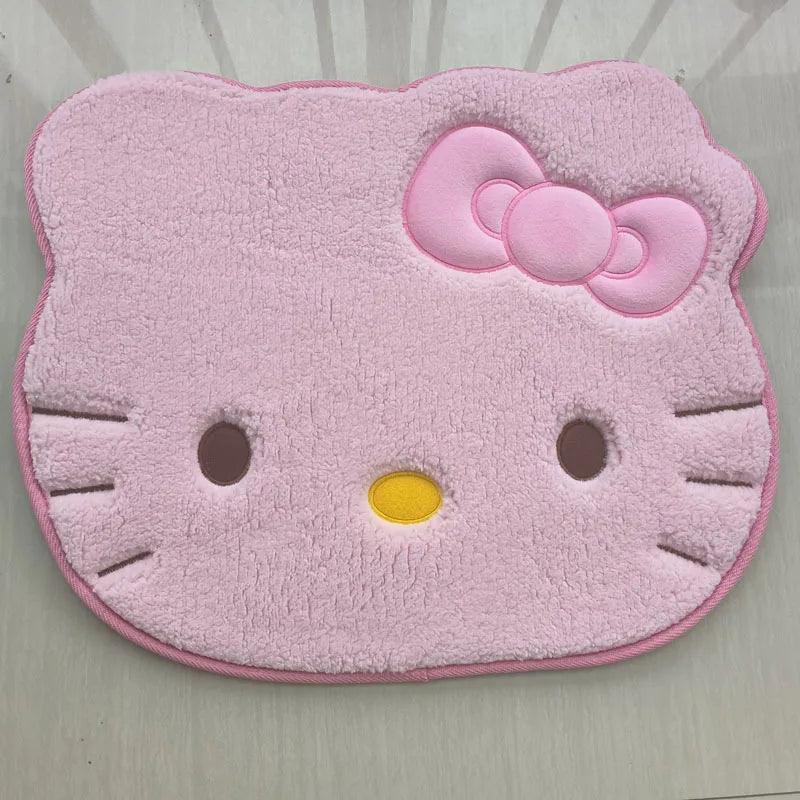 Hello Kitty Designer Plush Rug Soft Doormat Floor Mat Carpet Home Living Bath Room