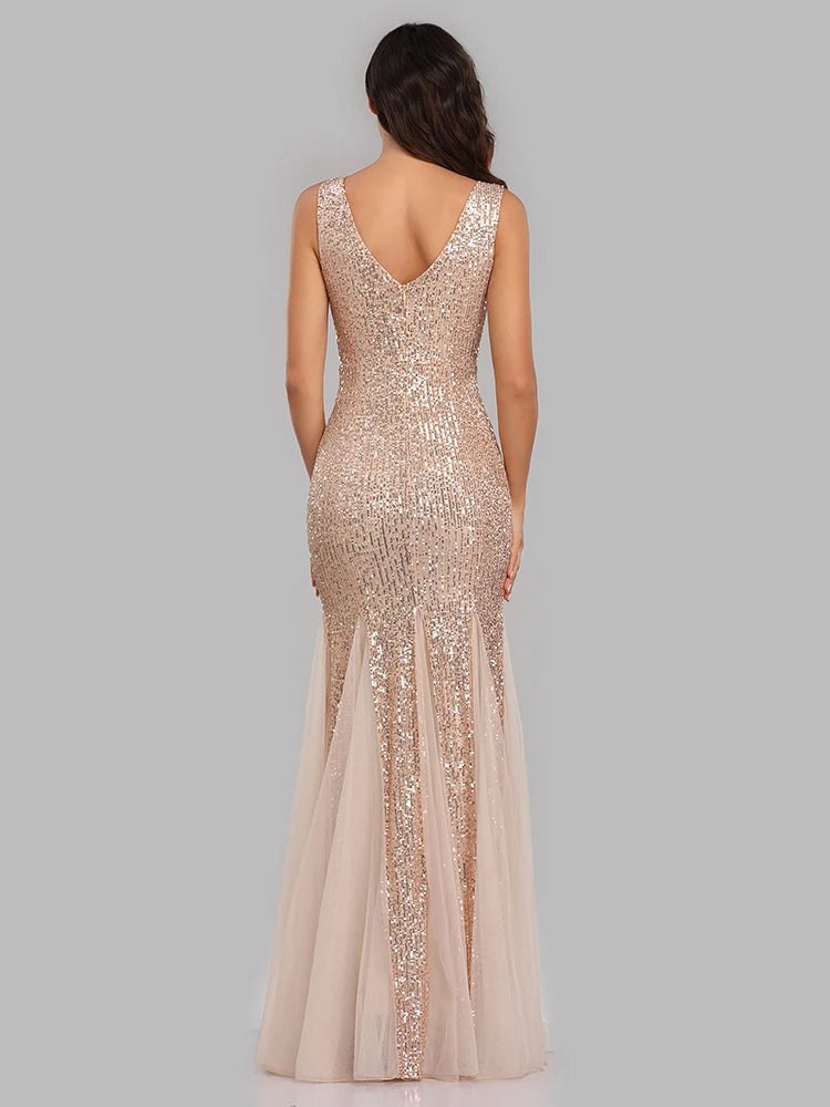 Evening wear Dresses: Mermaid Dress With Shawl Long Formal Prom Party Gown