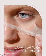 Sakura Peeling Face Mask Deep Cleansing  Firming Brightening Blackhead Removed Tear Off Mask Facial Skin Care 50g