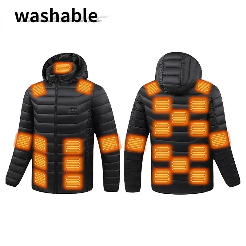 Heating Jacket Men's Winter Usb Electric Heating Coat Functional Self-Heating