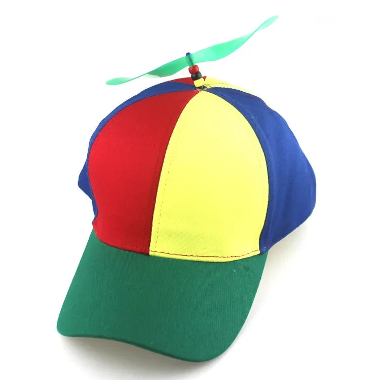 Funny Snapback Hat Helicopter Propeller Adventure Dad Hat Rainbow Bamboo Dragonfly Baseball Cap For Adult Kids Boys Girls