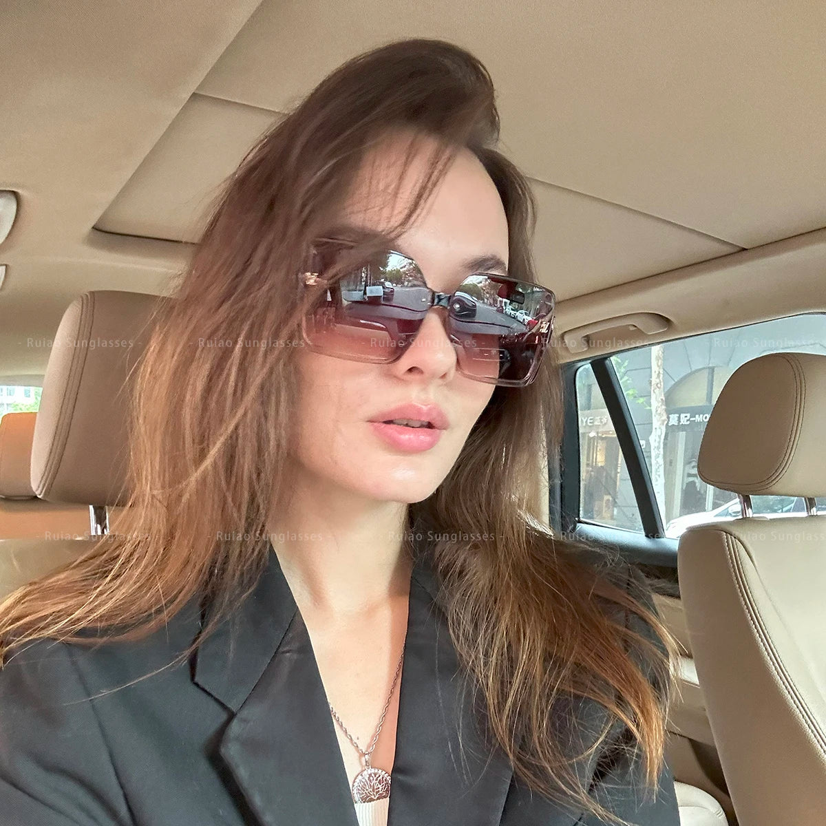 sunglasses for women glasses brand 2024 woman women's retro shades