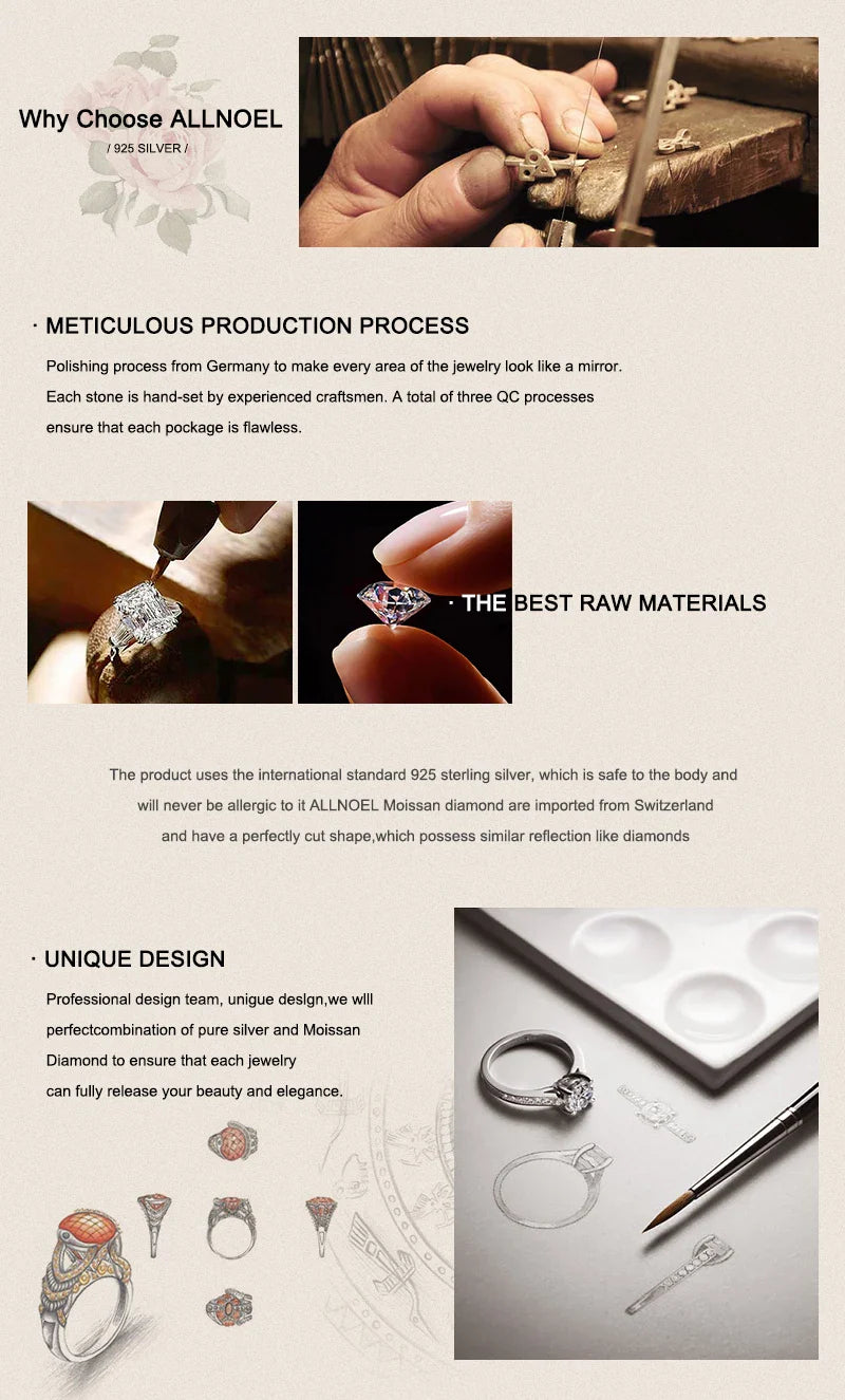 ALLNOEL 925 Sterling Silver Alexandrite Ring For Women Exquisite Style Fashionable Engagement rings Wedding Luxury diamond ring