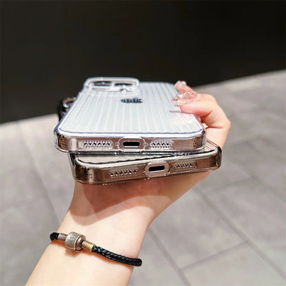 Transparent Phone Case For iPhone 12 13 14 15 16 Pro Max Plus Shockproof Clear Bumper for iphone 16promax Cases Cover
